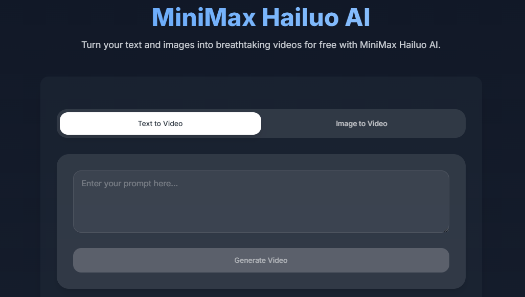 MiniMax AI video generator